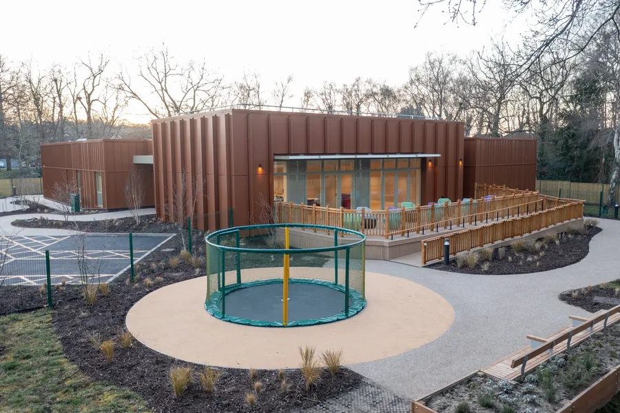 Central courtyard and garden area at the respite centre